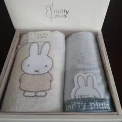 ミッフィー タオルセット ウォッシュタオル&フェイスタオル(各1)