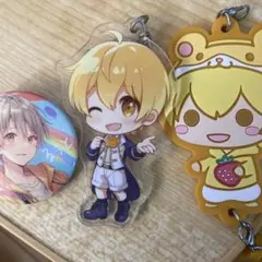 すとぷり るぅと アクリルキーホルダー 缶バッジ セット - メルカリ