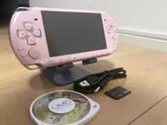 激美品 動作確認品 PSP 3000 ブロッサムピンク すぐ遊べるセット