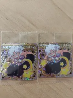 ワンピース　大海賊シールウエハース　モンキーDルフィ　2枚セット　まとめ売り