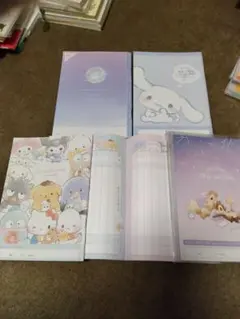 キャラクターイラスト メモ用紙、各種。