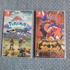 ポケットモンスター スカーレット アルセウス Switch ソフトセット