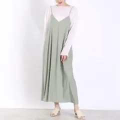 LOWRYS FARM ローリーズファーム バックリボンキャミワンピ