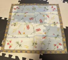 Burberrys 花柄 シルクハンカチ 大判ハンカチ