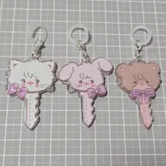 ♥3個セット mikko 目印チャーム ペットボトルマーカー♥