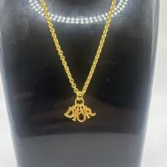 新品未使用Christian Dior ディオール ネックレス ゴールド ロゴのサムネイル