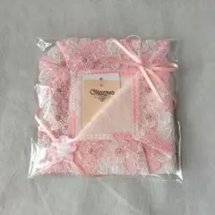 近沢レース店 タオルハンカチ 桜便り ピンク