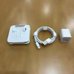 【即購入可】Apple イヤホン & USBケーブルセット_iPhone