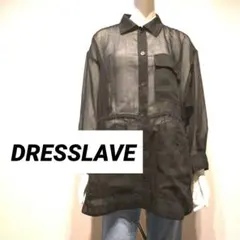 【美品】DRESSLAVE シースルー ジャケットタイプ ブラック シャツのサムネイル