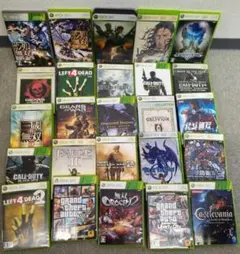 【中古】XBOX360 計25本 グランドセフトオート/無双シリーズ/ガンダム等