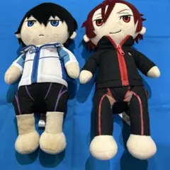Free! ハイスピード 橘真琴 七瀬遙 ぬいぐるみ ぶすぬい - メルカリ