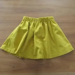 120 グローバルワークマスタード スカート