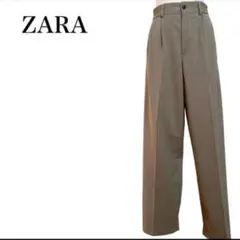 zara ワイドパンツ