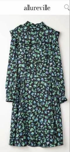 未使用【allureville 】花柄ワンピース長袖