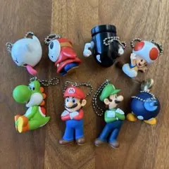 スーパーマリオ　マスコットチャーム　コレクション