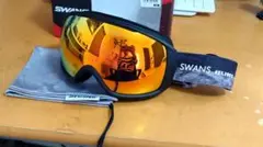 SWANS オレンジミラーレンズ 収納袋＆元箱付き AP200-MDHS【美品】