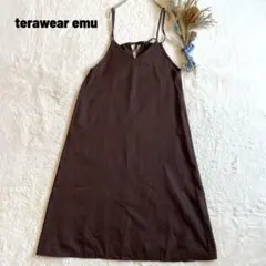 美品 tera wear emu キャミソールワンピース コラボ ロング M