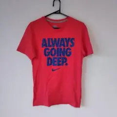 ★【古着】NIKE(ナイキ)　Ｔシャツ　S　赤　プリント柄