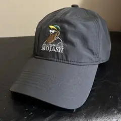 MOJASH キャップ　ナイロン　黒　おじさん