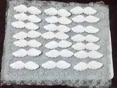 天使の羽 パーツ デコパーツ 白 羽 21個セット 天使界隈 トレカデコ