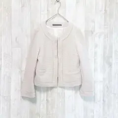 グリーンレーベルリラクシング ユナイテッドアローズ　ノーカラージャケット　Mのサムネイル