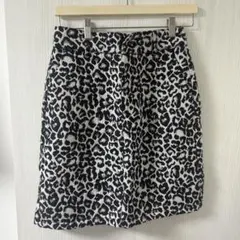 ヒョウ柄ゴム入りスカート Fサイズ