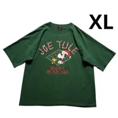 90s USA製 スヌーピー ドルマンスリーブ Tシャツ XL 深緑 7分袖のサムネイル