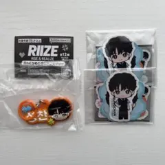 RIIZE フレークシール ぷっくりめじるしアクセサリー ガチャ