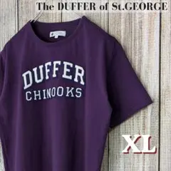 DUFFER ザダファーオブセントジョージ ワッペン カレッジ風 Tシャツ XL