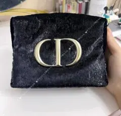 ChristianDior ディオール クリスマス限定　ポーチ　BLACKのサムネイル