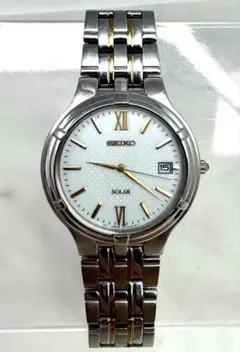 【訳あり品】SEIKO ソーラー 腕時計 V157-0AA0
