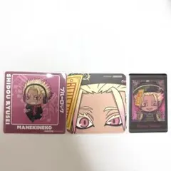 ブルーロック スマイルベースカフェ 特典 チェキ風カード コースター 士道龍聖