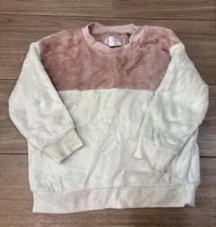 もこもこ配色トレーナー（90cm）