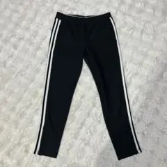 adidas ブラック スリムフィットパンツ A/S