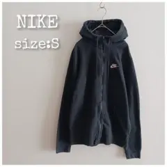 NIKE フルジップアップ パーカー 黒 S ナイキ