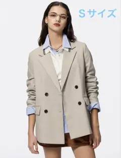 【GU】ダブルブレストジャケットZ