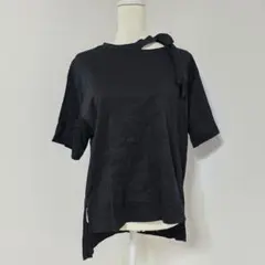 ロイスクレヨン/Lois CRAYON ネック リボン Tシャツ【M】黒のサムネイル
