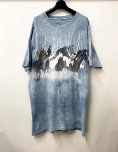 THE MOUNTAIN ザマウンテン ホースプリント Tシャツ Lサイズのサムネイル