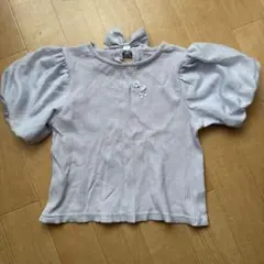 mezzo piano メゾピアノ　 半袖　Tシャツ パープル　120