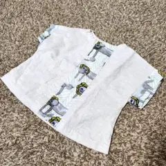ハンドメイド水通しのみ★前開き半袖シャツ　90