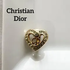 【Dior クリスチャンディオール】CDロゴ ハートイヤリング ゴールド 片耳のサムネイル