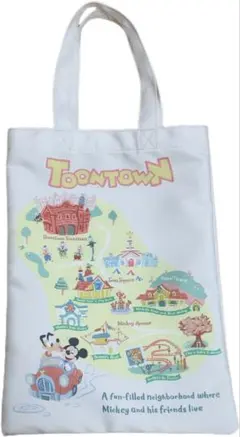 【i様専用】ディズニー マップシリーズ トートバッグ トゥーンタウン