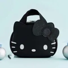 HELLO KITTY × BRILMY ズボラに優しいコスメポーチ BLACK