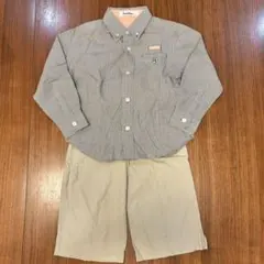 ファミリア 長袖シャツと、Jプレス ショートパンツセット 110cm