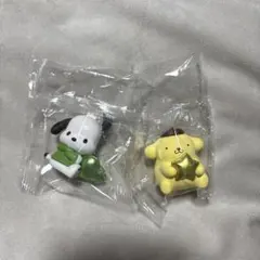 サンリオ ガチャガチャ きらめきバルーンフィギュア ポチャッコ ポムポムプリン