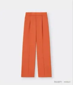 GU カットソースラックス　M オレンジ