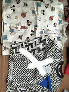 新品　リトシー　ディズニ　半袖　しまむら
