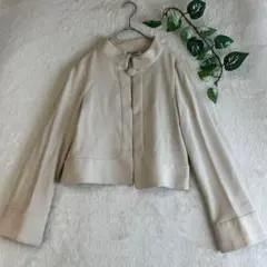 NATURAL BEAUTY BASIC セレモニージャケット ベージュ Mのサムネイル