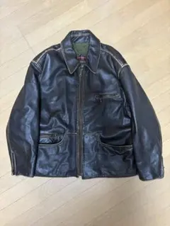 PEGABO レザージャケット ブラウン