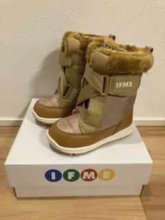 イフミー スノーブーツ ブラウン16センチ